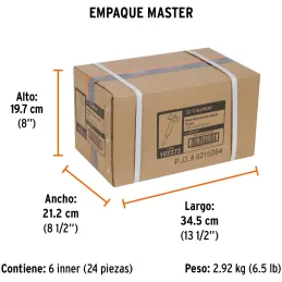 Brocas Madera Forstner 35mm x95mm Acarbono Truper 102372 Truper-Brocas Madera Forstner 35mm x95mm Acarbono Truper 102372 Fabrica