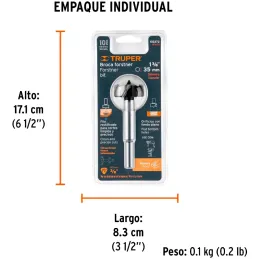 Brocas Madera Forstner 35mm x95mm Acarbono Truper 102372 Truper-Brocas Madera Forstner 35mm x95mm Acarbono Truper 102372 Fabrica
