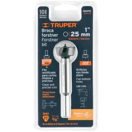 Brocas Madera Forstner 25mm x95mm Acarbono Truper 102370 Truper-Brocas Madera Forstner 25mm x95mm Acarbono Truper 102370 Fabrica