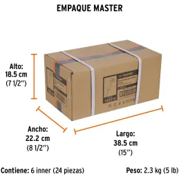 Brocas Madera Forstner 20mm x95mm Acarbono Truper 102319 Truper-Brocas Madera Forstner 20mm x95mm Acarbono Truper 102319 Fabrica