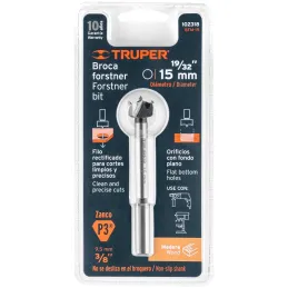 Brocas Madera Forstner 15mm x95mm Acarbono Truper 102318 Truper-Brocas Madera Forstner 15mm x95mm Acarbono Truper 102318 Fabrica