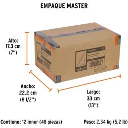 Brocas Avellanadoras 3.5mm x40mm para Madera Truper 102375 Truper-Brocas Avellanadoras 3.5mm x40mm para Madera Truper 102375 Fab