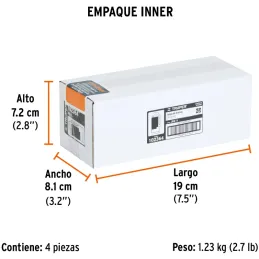 Juego de Brocas para Concreto SDS Plus 5 Piezas Truper 102364 Truper-Juego de Brocas para Concreto SDS Plus 5 Piezas Truper 1023