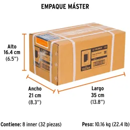 Juego de Brocas para Concreto SDS Plus 5 Piezas Truper 102364 Truper-Juego de Brocas para Concreto SDS Plus 5 Piezas Truper 1023