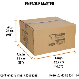 Alicates Pico Loro 12" Europeo Acarbono MangoPVC Truper 102484 Truper-Alicates Pico Loro 12" Europeo Acarbono MangoPVC Truper 10