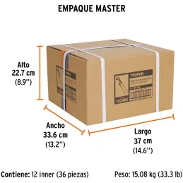 Alicates Pico Loro 10" Europeo Acarbono MangoPVC Truper 102483 Truper-Alicates Pico Loro 10" Europeo Acarbono MangoPVC Truper 10