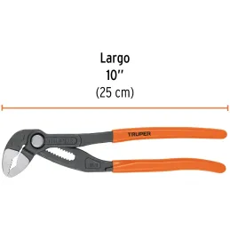 Alicates Pico Loro 10" Europeo Acarbono MangoPVC Truper 102483 Truper-Alicates Pico Loro 10" Europeo Acarbono MangoPVC Truper 10