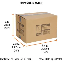 Alicates Pico Loro 7" Europeo Acarbono MangoPVC Truper 102482 Truper-Alicates Pico Loro 7" Europeo Acarbono MangoPVC Truper 1024