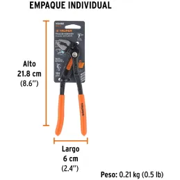Alicates Pico Loro 7" Europeo Acarbono MangoPVC Truper 102482 Truper-Alicates Pico Loro 7" Europeo Acarbono MangoPVC Truper 1024