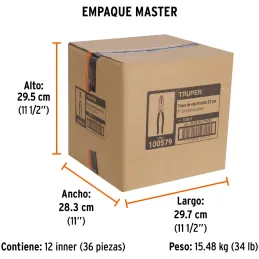 Alicates Universal 9" CrVanadio MangoPVC Truper 100579 Truper-Alicates Universal 9" CrVanadio MangoPVC Truper 100579 Fabricada e