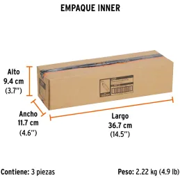 Alicates Picoloro 12" Aislado 1000V ConfortGrip 5Ajustes Truper 102394 Truper-Alicates Picoloro 12" Aislado 1000V ConfortGrip 5A
