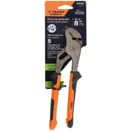 Alicates Picoloro 8" Aislado 1000V ConfortGrip 5Ajustes Truper 102393 Truper-Alicates Picoloro 8" Aislado 1000V ConfortGrip 5Aju