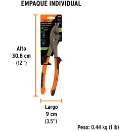 Alicates Mecanico 10" Aislado 1000V ConfortGrip 2Ajustes, Truper 13066 Truper-Alicates Mecanico 10" Aislado 1000V ConfortGrip 2A