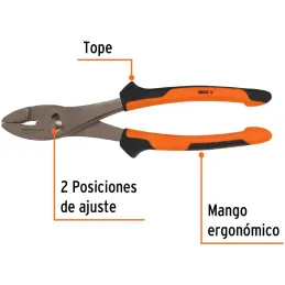 Alicates Mecanico 10" Aislado 1000V ConfortGrip 2Ajustes, Truper 13066 Truper-Alicates Mecanico 10" Aislado 1000V ConfortGrip 2A