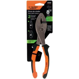 Alicates Mecanico 8" Aislado 1000V ConfortGrip 2Ajustes, Truper 13065 Truper-Alicates Mecanico 8" Aislado 1000V ConfortGrip 2Aju