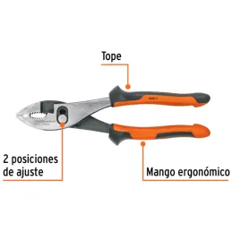 Alicates Mecanico 8" Aislado 1000V ConfortGrip 2Ajustes, Truper 13065 Truper-Alicates Mecanico 8" Aislado 1000V ConfortGrip 2Aju