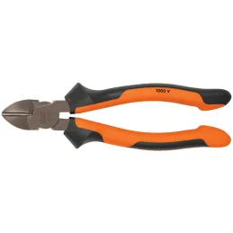 Alicates de corte diagonal 8" 1000v ComfortGrip CrVanadio Truper 102428 Truper-Alicates de corte diagonal 8" 1000v ComfortGrip C