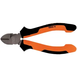Alicates de corte diagonal 5" 1000v ComfortGrip CrVanadio Truper 102427 Truper-Alicates de corte diagonal 5" 1000v ComfortGrip C