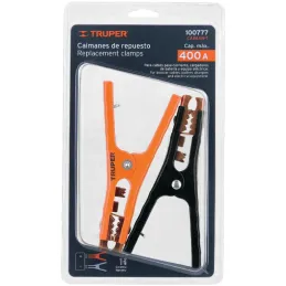 Caiman Cocodrilo para Cables pasa Corriente Auto Bateria Truper 100777 Truper-Caiman Cocodrilo para Cables pasa Corriente Auto B