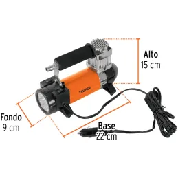Compresora de Aire 12V Portatil para Auto con Maletin Truper 19999 Truper-Compresora de Aire 12V Portatil para Auto con Maletin 
