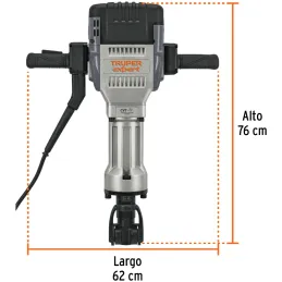 Martillos Demoledores 2000W HEX 1-1/8” 62J CVT Expert Truper 102467 Truper-Martillos Demoledores 2000W HEX 1-1/8” 62J CVT Expert