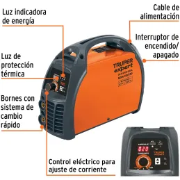 Soldadora Inversora 130A SMAW Bi-Voltaje, Truper 11787 Truper-Soldadora Inversora 130A SMAW Bi-Voltaje, Truper 11787 Ligera, com