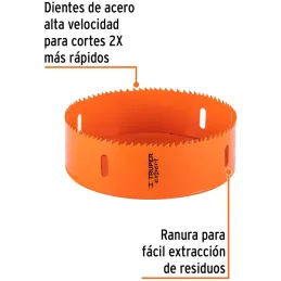 Sierras de Copa Bimetalicas 6" 150x50mm MAND-7/16, Truper 14943 Truper-Sierras de Copa Bimetalicas 6" 150x50mm MAND-7/16, Truper