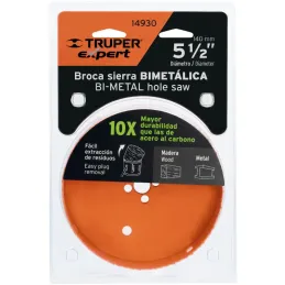 Sierras de Copa Bimetalicas 5-1/2" 140x50mm MAND-7/16, Truper 14930 Truper-Sierras de Copa Bimetalicas 5-1/2" 140x50mm MAND-7/16