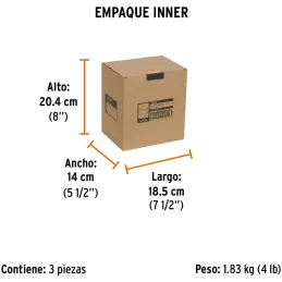 Sierras de Copa Bimetalicas 4-1/2" 115x50mm MAND-7/16, Truper 14729 Truper-Sierras de Copa Bimetalicas 4-1/2" 115x50mm MAND-7/16