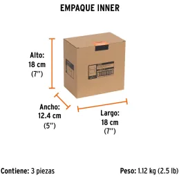 Sierras de Copa Bimetalicas 3-1/2" 90x50mm MAND-7/16, Truper 14717 Truper-Sierras de Copa Bimetalicas 3-1/2" 90x50mm MAND-7/16, 