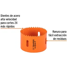 Sierras de Copa Bimetalicas 3" 75x50mm MAND-7/16, Truper 13101 Truper-Sierras de Copa Bimetalicas 3" 75x50mm MAND-7/16, Truper 1
