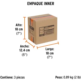 Sierras de Copa Bimetalicas 3" 75x50mm MAND-7/16, Truper 13101 Truper-Sierras de Copa Bimetalicas 3" 75x50mm MAND-7/16, Truper 1