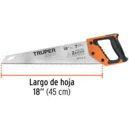 Serrucho Rapid 18" 45cm DDP7 TripleFilo, Mango Comfort grip, Truper 101868 Truper-Serrucho Rapid 18" 45cm DDP7 TripleFilo, Mango
