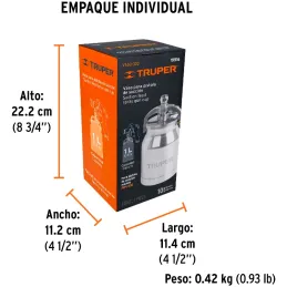 Vaso aluminio de repuesto para 14084 PIPI-330, Truper 19916 Truper-Vaso aluminio de repuesto para 14084 PIPI-330, Truper 19916 P