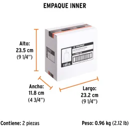 Vaso aluminio de repuesto para 14084 PIPI-330, Truper 19916 Truper-Vaso aluminio de repuesto para 14084 PIPI-330, Truper 19916 P