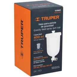 Vaso plástico de repuesto para 101855 PIPI-401 101856 PIPI-402 101857 PIPI-403, Truper 101862 Truper-Vaso plástico de repuesto p