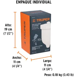 Vaso plástico de repuesto para 12128 PIPI-440 12129 PIPI-441 12131 PIPI-442, Truper 18538 Truper-Vaso plástico de repuesto para 