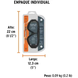 Goggles de seguridad ligeros mica transparente, Truper 19952 Truper-Goggles de seguridad ligeros mica transparente, Truper 19952