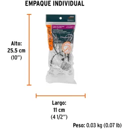 Lentes de seguridad mica clara con antiempaño UV Vision, Truper 101932 Truper-Lentes de seguridad mica clara con antiempaño UV V