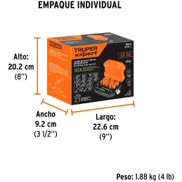 Juegos de Sierras Copas bimetalicas 13 piezas, Truper 15411 Truper-Juegos de Sierras Copas bimetalicas 13 piezas, Truper 15411 B