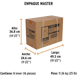 Juegos de Sierras Copas bimetalicas 5 piezas, Truper 100815 Truper-Juegos de Sierras Copas bimetalicas 5 piezas, Truper 100815 B