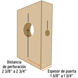 Juegos de Sierras para Instalar Cerraduras 4 Piezas 60-70mm, Truper 11877 Truper-Juegos de Sierras para Instalar Cerraduras 4 Pi
