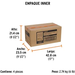 Juegos de Sierras para Instalar Cerraduras 4 Piezas 60-70mm, Truper 11877 Truper-Juegos de Sierras para Instalar Cerraduras 4 Pi