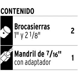 Juegos de Sierras para Instalar Cerraduras 3 Piezas, Truper 100816 Truper-Juegos de Sierras para Instalar Cerraduras 3 Piezas, T