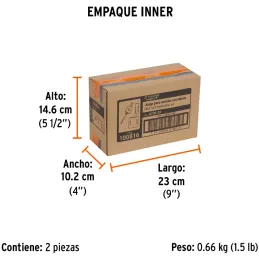 Juegos de Sierras para Instalar Cerraduras 3 Piezas, Truper 100816 Truper-Juegos de Sierras para Instalar Cerraduras 3 Piezas, T