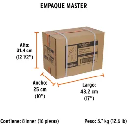 Juegos de Sierras para Instalar Cerraduras 3 Piezas, Truper 100816 Truper-Juegos de Sierras para Instalar Cerraduras 3 Piezas, T