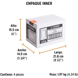 Juegos de 61 puntas mixtas, L1", Truper 10758 Truper-Juegos de 61 puntas mixtas, L1", Truper 10758 Fabricadas en acero al cromo 