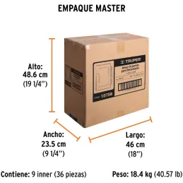 Juegos de 61 puntas mixtas, L1", Truper 10758 Truper-Juegos de 61 puntas mixtas, L1", Truper 10758 Fabricadas en acero al cromo 