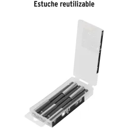 Extension magnetica 1/4" x100mm, estuche con 5 piezas, Truper 11871 Truper-Extension magnetica 1/4" x100mm, estuche con 5 piezas
