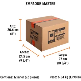 Juego de 5 puntas de impacto Phillips #2 x3” PH2, Truper 100821 Truper-Juego de 5 puntas de impacto Phillips #2 x3” PH2, Truper 